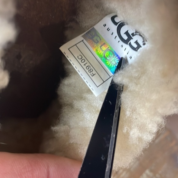 UGG Australia Bettey Leather Slipper Clogs Size 7 - Picture 12 of 12